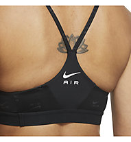 Nike W Nsw Air Df Indy Light - reggiseno sportivo sostegno leggero - donna, Black