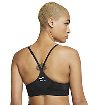 Nike W Nsw Air Df Indy Light - reggiseno sportivo sostegno leggero - donna, Black