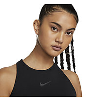 Nike W Nsw Crop Tape - top fitness - donna, Black