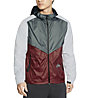 Nike  Windrunner Trail Running - giacca trail running - uomo, Grey/Dark Red