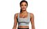 Nike Yoga Cropped Gingham - Trainingstop - Damen, White, Black