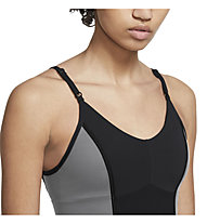 Nike Yoga Dri-FIT Indy Light-Support - Sport BH - Damen, Black/Grey