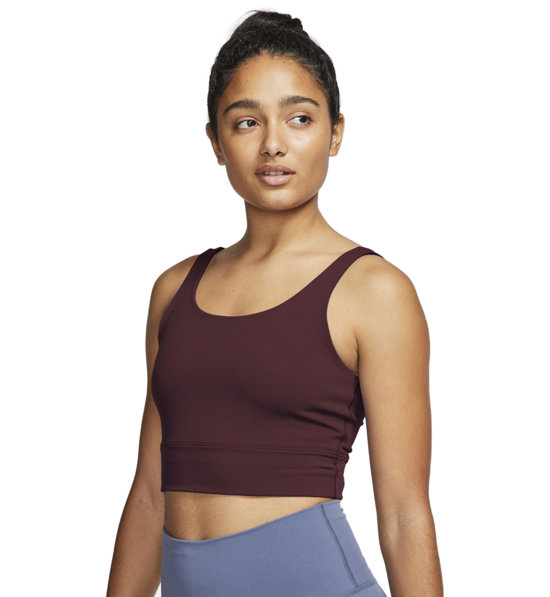 nike women's yoga luxe crop tank top