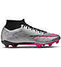 Nike Zoom Mercurial Superfly 9 Academy MG - scarpe da calcio multisuperfici - uomo, Grey/Pink