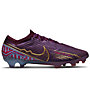 Nike Zoom Mercurial Vapor 15 Elite KM FG - scarpe da calcio per terreni compatti - uomo, Purple
