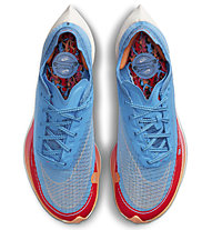 Nike ZoomX Vaporfly Next% 2 W - scarpe da gara - donna, Light Blue/Red