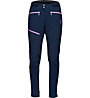 Norrona Fjørå Flex1 Pants - pantaloni lunghi MTB - donna, Blue/Pink