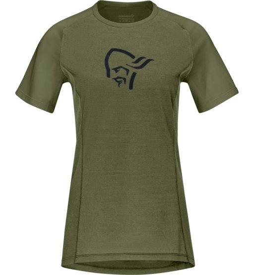 Norrona fjørå wool - t-shirt - donna. Taglia S