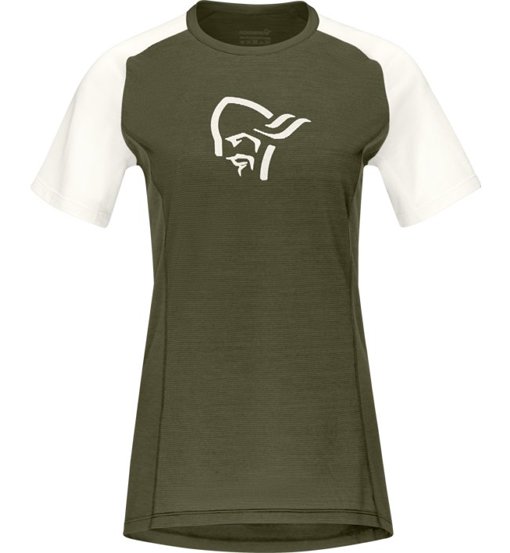Norrona fjørå wool - t-shirt - donna. Taglia XS
