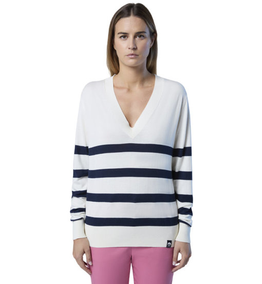 North Sails V Neck 14GG - maglione - donna. Taglia L