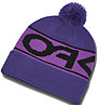 Oakley Factory Cuff - berretto con pompon, Purple