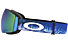 Oakley Mikaela Shiffrin Flight Deck M - maschera sci, Blue/Green