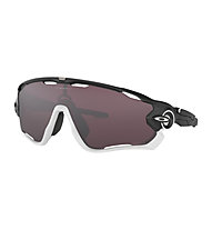 Oakley Jawbreaker Prizm - occhiali bici, Black/White