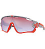Oakley Jawbreaker Unity Kollektion - Fahrradbrille, Red/Grey