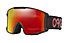Oakley Line Miner - Skibrille, Black/Red