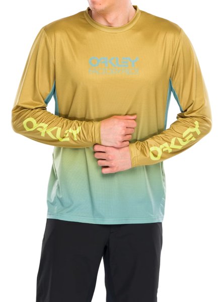 Oakley Maven Coast LS 2.0 - MTB Langarm Fahrradtrikot - Herren, Gr. S