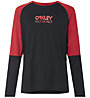 Oakley Switchback LS Trail  - maglia maniche lunghe MTB - uomo , Black/Red