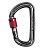 Ocun Falcon screw - moschettone, Grey/Red