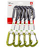Ocun HAWK QD combi Bio-Ring 10 cm - set rinvii, Green