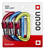 Ocun Hawk Screw 3-Pack - moschettone, Red/Blue/Green