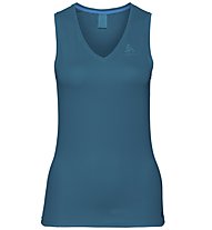 Odlo Active F-Dry Light Suw Top V-Neck - Funktionsshirt ärmellos - Damen, Blue