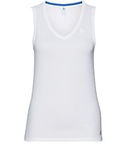Odlo Active F-Dry Light Suw Top V-Neck - Funktionsshirt ärmellos - Damen, White