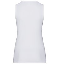 Odlo Active F-Dry Light Suw V-Neck - maglietta tecnica senza maniche - donna, White