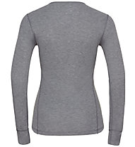 Odlo Active Warm Eco Baselayer - maglietta tecnica - donna, Grey/Black