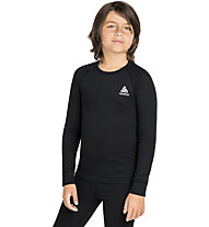 Odlo Active Warm Eco - maglietta tecnica a manica lunga - bambino, Black