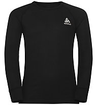 Odlo Active Warm Eco - maglietta tecnica a manica lunga - bambino, Black