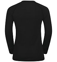 Odlo Active Warm Eco - maglietta tecnica a manica lunga - bambino, Black