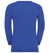 Odlo Active Warm Eco - maglietta tecnica a manica lunga - bambino, Light Blue/White