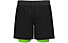Odlo Axalp Trail 6 Inch 2-In-1 - Trailrunninghose - Herren, Black/Light Green