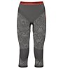 Odlo Blackcomb Evolution Warm Pants 3/4 - pantaloni intimi 3/4 - donna, Coral