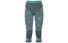 Odlo Blackcomb Evolution Warm Pants 3/4 - pantaloni intimi 3/4 - donna, Green