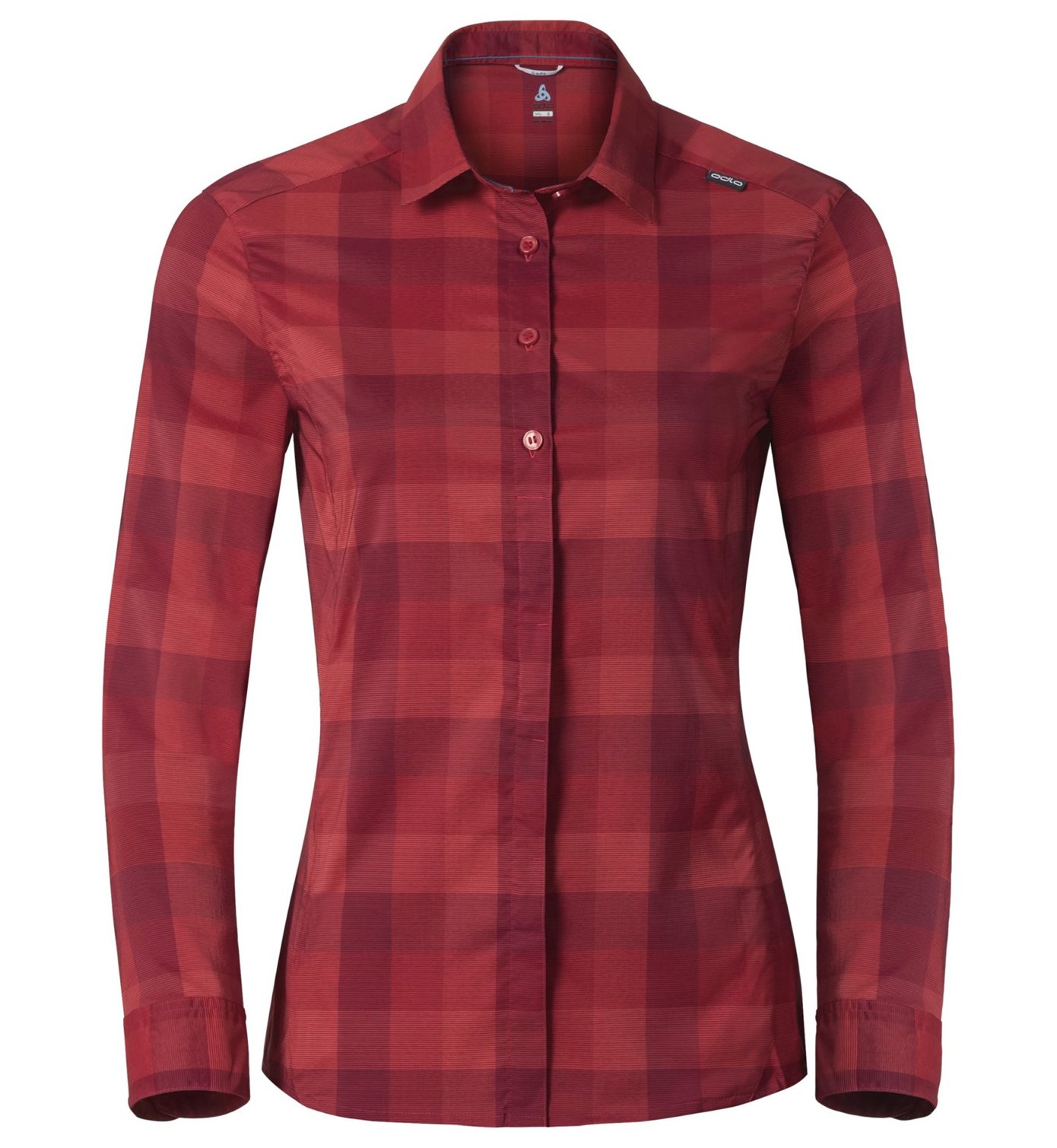 Camicia Tecnica Da Donna Odlo Koya Cool, Maniche Corte, Tecnologia Ceramica Rinfrescante, Protezione UV 50, Vestibilità Slim, Colore Vari