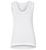 Odlo Cubic Singlet - maglietta tecnica senza maniche - donna, White