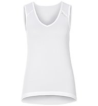 Odlo Cubic Singlet v-neck - Funktionsunterhemd Damen, White