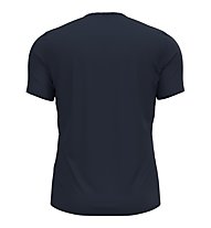 Odlo F-Dry Print - T-shirt - uomo, Dark Blue/Orange