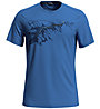 Odlo F-Dry Print Bl Crew New - T-shirt - uomo, Light Blue