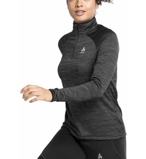 Odlo Midlayer 1/2 Zip Millenium Element - felpa in pile - donna