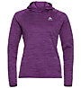 Odlo Midlayer Millennium Element - maglia con cappuccio running - donna, Purple