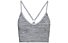 Odlo Padded Seamless Soft 2.0 - reggiseno sportivo a sostegno leggero - donna, Light Grey