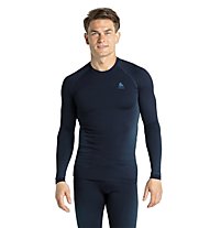 Odlo Performance Warm Eco Baselayer - Funktionsshirt langarm - Herren, Dark Blue