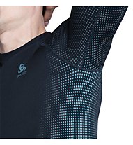 Odlo Performance Warm Eco Baselayer - maglietta tecnica a manica lunga - uomo, Dark Blue