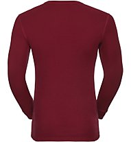 Odlo Set Shirt l/s Pants WARM - Sportunterwäsche-Komplet, Red