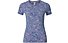 Odlo Sillian T-Shirt S/S Cn T-Shirt trekking donna, Blue Melange