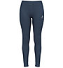 Odlo Tights Essential - pantaloni running - donna, Blue
