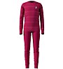 Odlo Warm Kids Shirt Pants Long Set - Unterwäsche Komplet - Kinder, Dark Pink