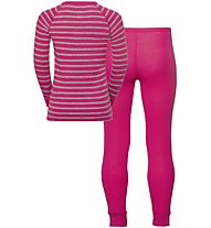 Odlo Warm - set intimo - bambino, Pink/Grey